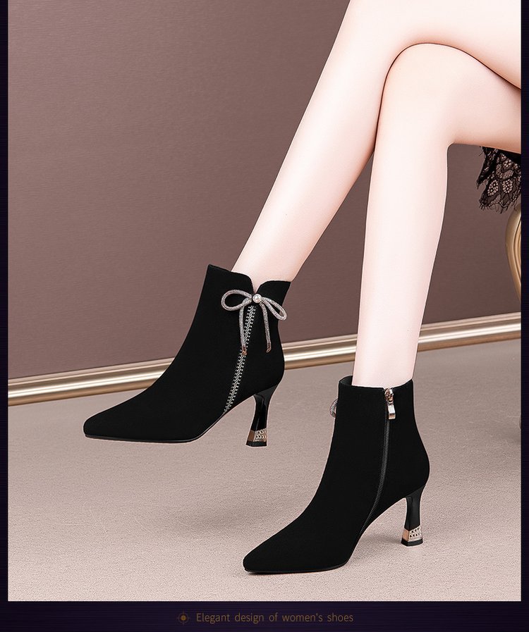 Giày boot nữ phong cách Hàn Quốc B176