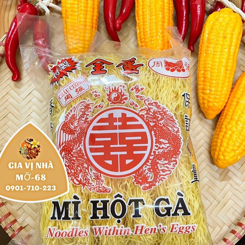 Mì hột gà châu cường sợi nhỏ 500gr