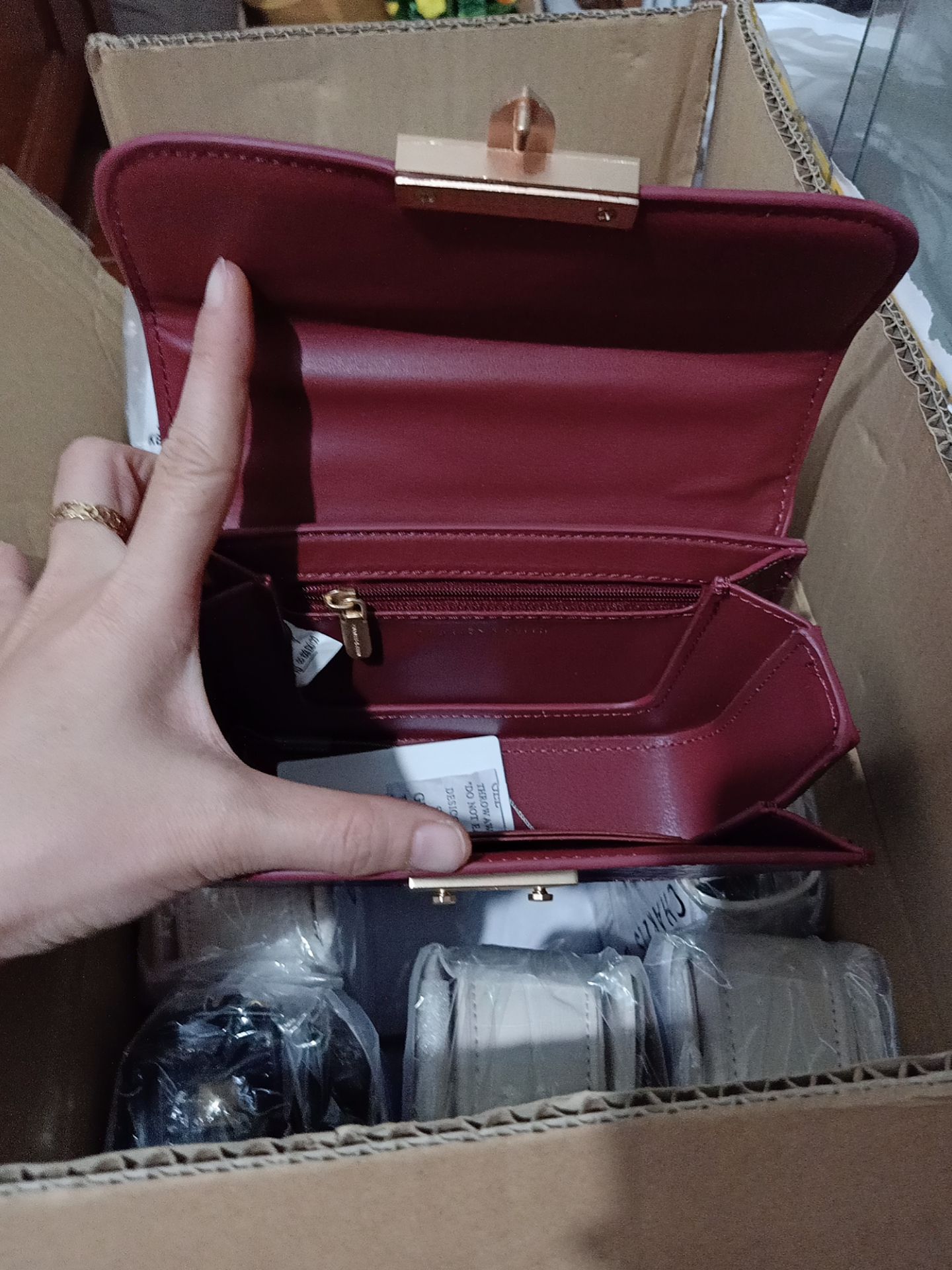 TÚI CNK VÂN RẮN SIZE 19 ĐẸP