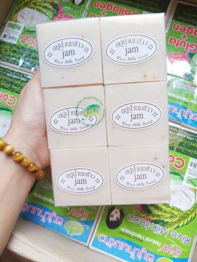 Combo 12 bánh xà phòng cám gạo Thái Lan