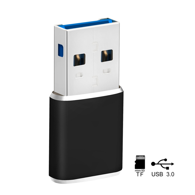 Aluminum Mini USB 3.0 Memory Card Reader Adapter for Micro-SD Card/TF Card Reader Adapter Pc Computer Laptop