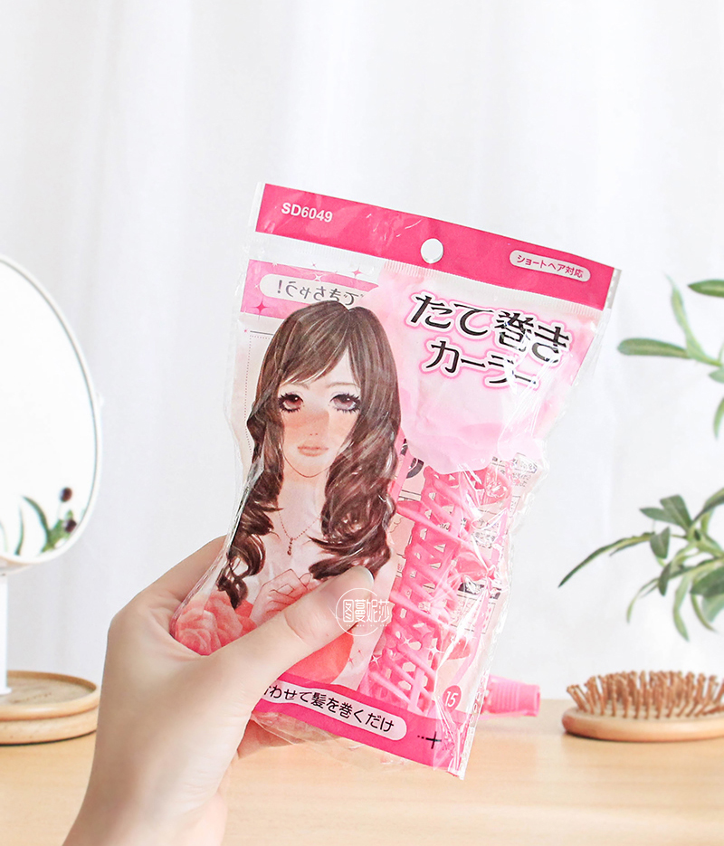 MonsterBEAUTY - Combo 4 lô uốn tóc xoăn gợn sóng tự nhiên Spiral Curl Roller