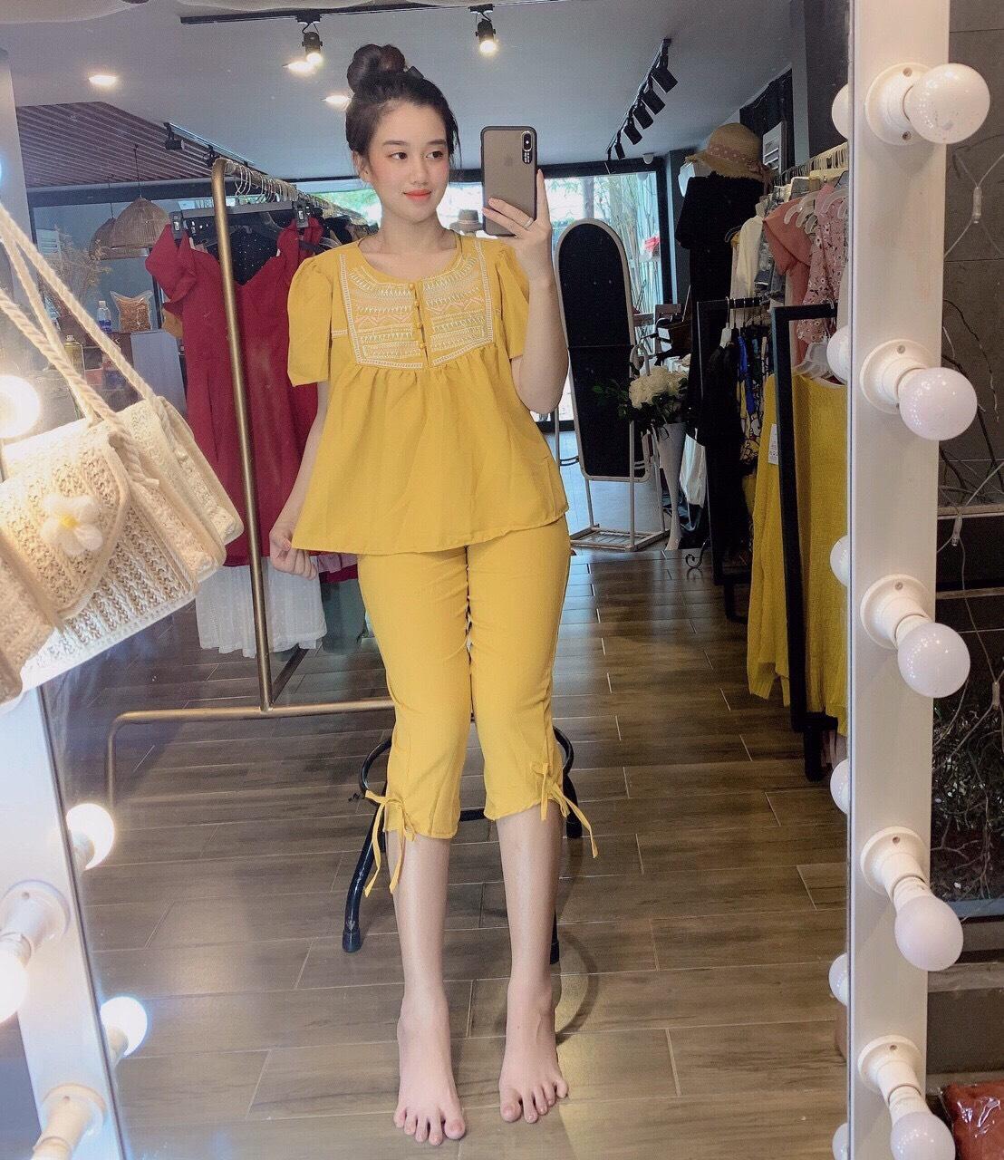 Set bộ - set bộ áo thêu