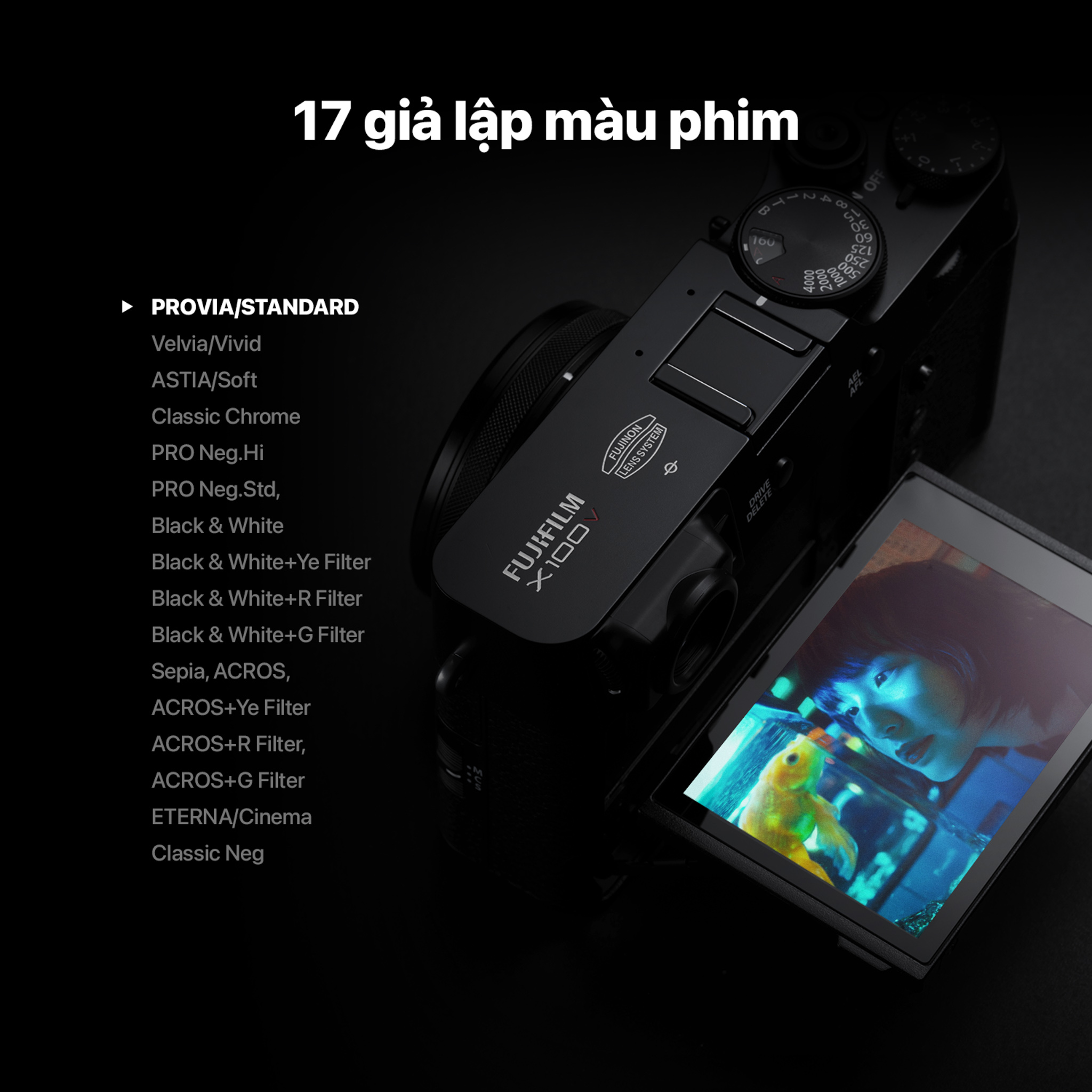 [Trả góp 0%]Máy ảnh kỹ thuật số Fujifilm X100V (Đen/Bạc)