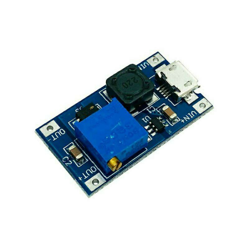 Mạch Tăng áp (Boost) DC 2 - 20V sang 5 - 28V cổng Micro USB