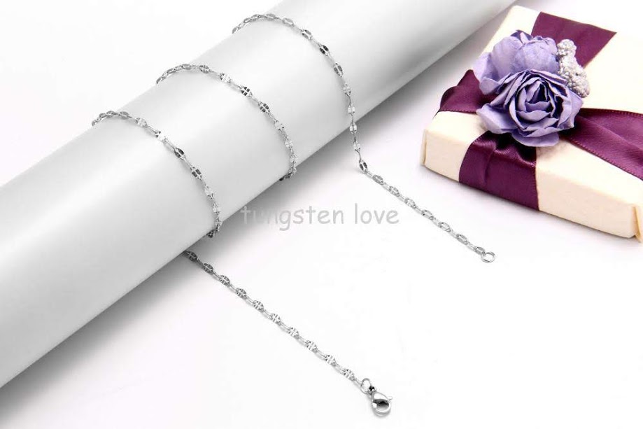 Dây chuyền nữ inox lá me D20