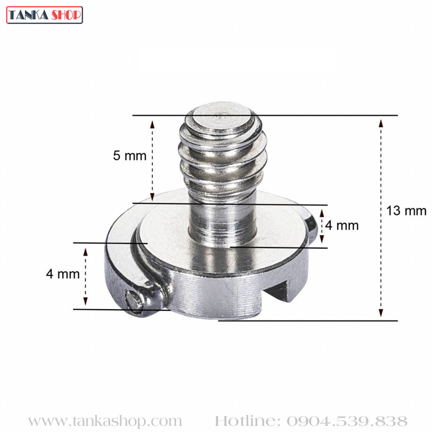 Ốc vặn chân máy ảnh 1/4 inch