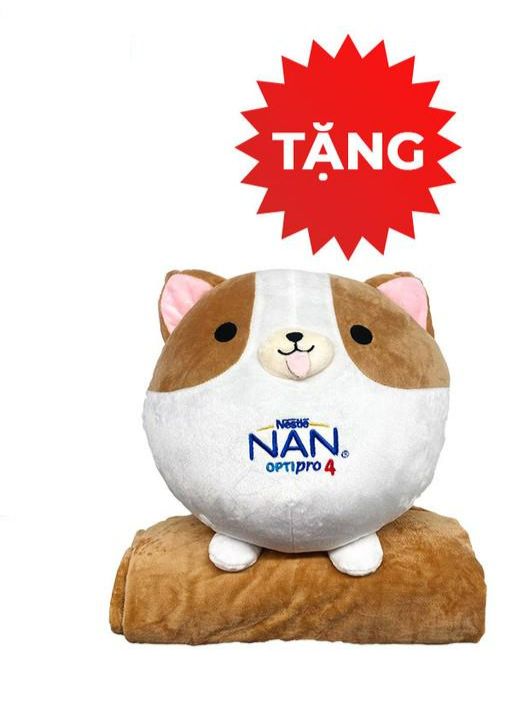 [Tặng bộ mền gối cún con]Sữa bột Enfa 4 hộp giấy 2kg2