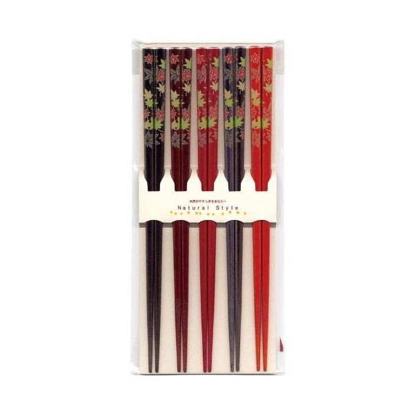 Set 5 Đôi Đũa Mẫu Lá Phong (Made In Japan)