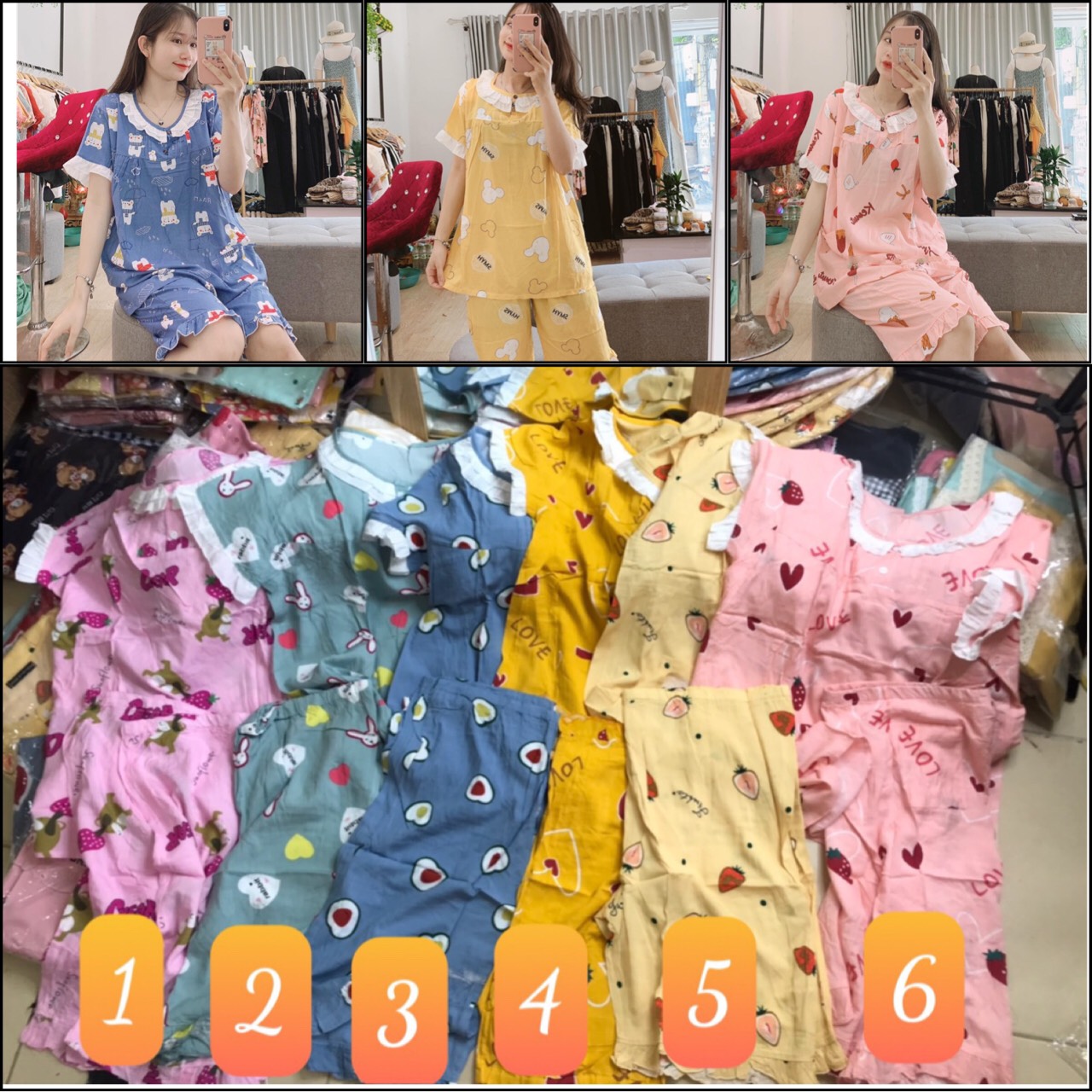 Bộ bầu ngố mẫu mới đẹp xinh
