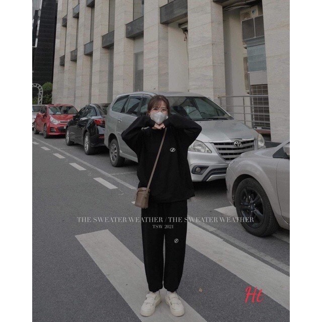 Sét áo lô gô lượn bo tay +quần bom HT11