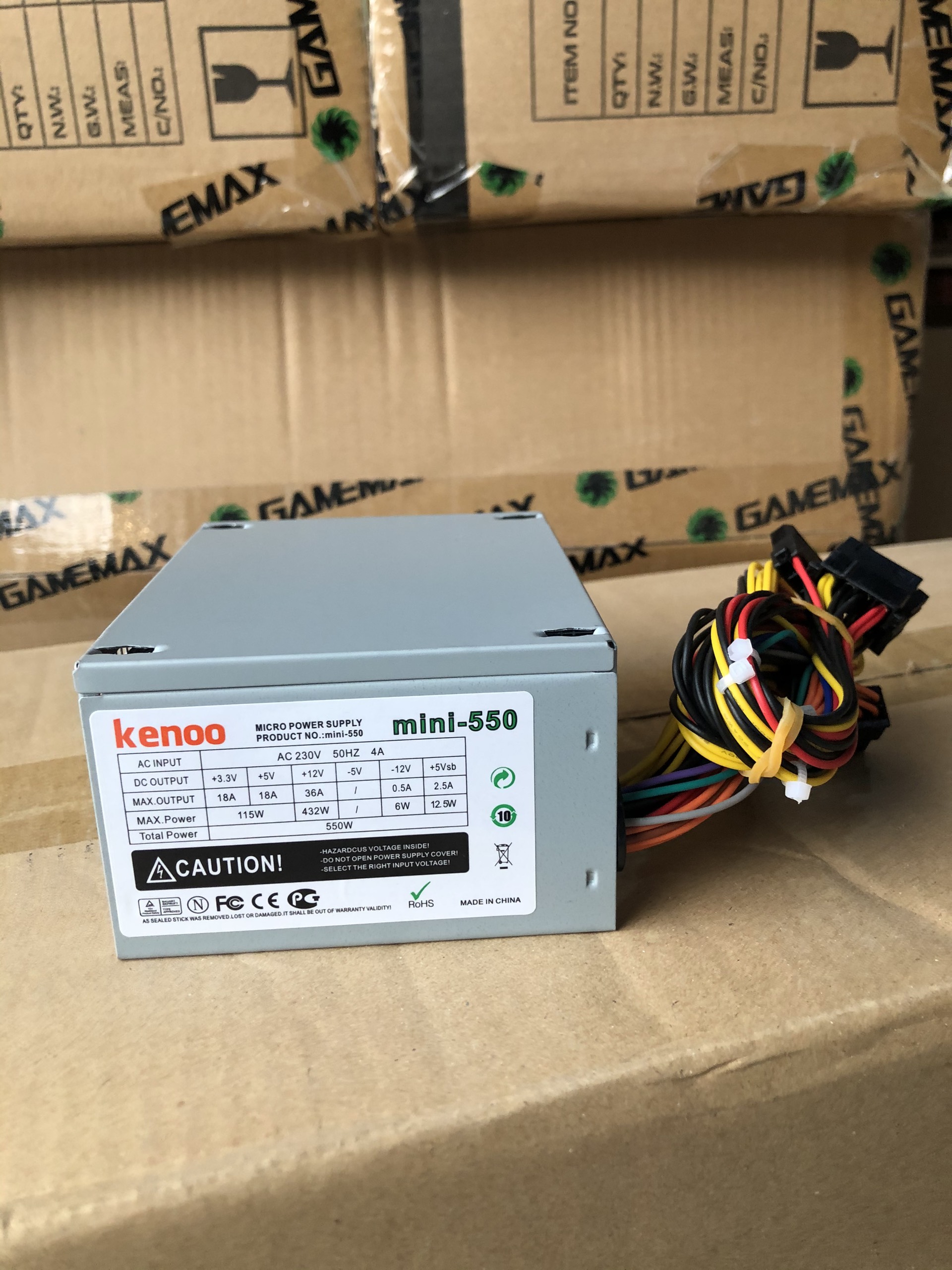 Nguồn máy tính Mini Kenoo ATX550