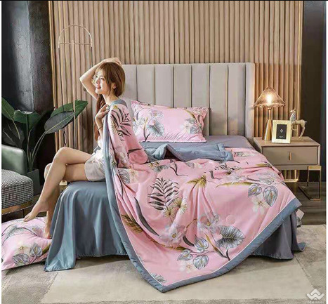 Chăn lụa thái lan cao cấp chăn hè lụa thái - chăn lụa thái mát lạnh cho mùa hè - chăn lụa thái mịn - đẹp - mát.. kích thước 2mx2m3-chất lượng