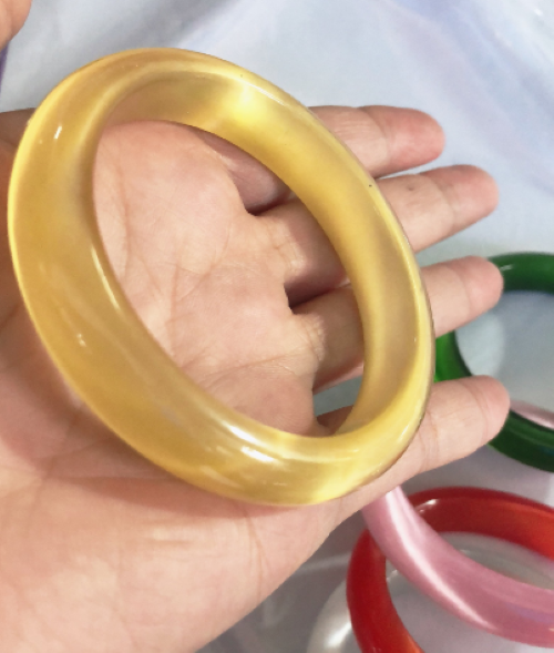 Vòng tay nữ đá Mắt mèo bản nhỏ cao cấp đá sáng bóng đủ size đủ màu