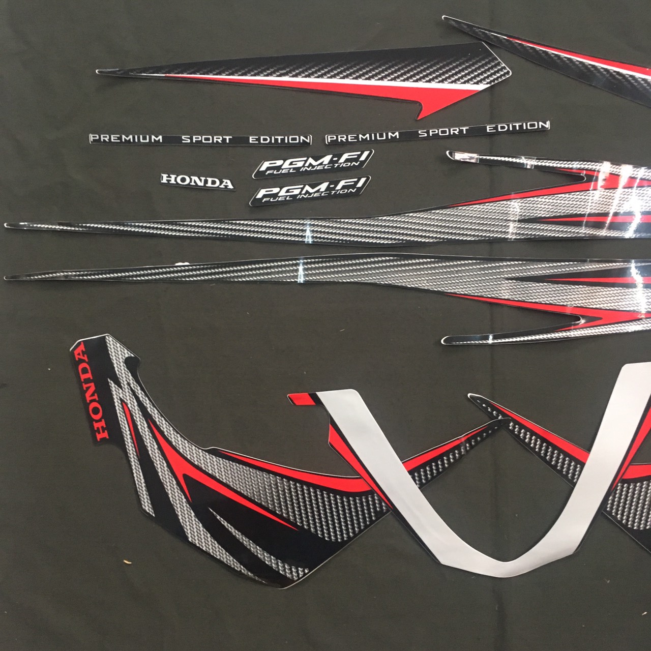 Trọn bộ tem 3 lớp dán xe air blade 2011, air blade đầu bò, dán như zin xe, thay thế và nâng cấp mới