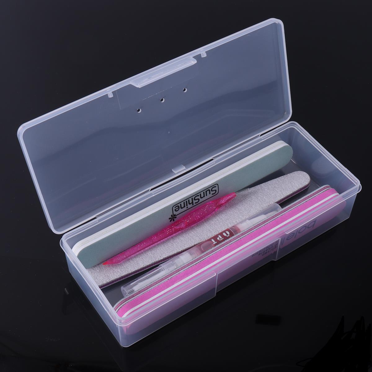 Hộp nhựa đựng dụng cụ làm nail ,kềm ,cọ ,dũa .... - Mini Nails