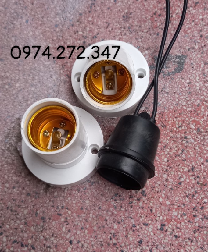 Đuôi Đèn E27 Gắn Tường Xoay Đa Năng