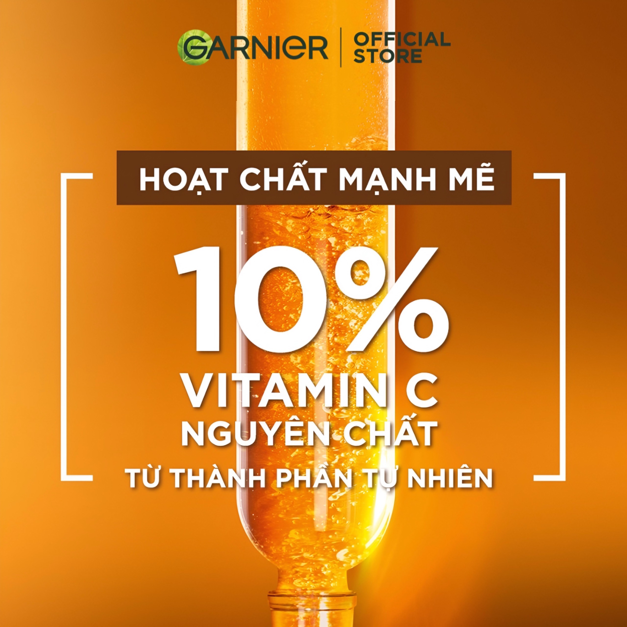 Serum Ban Đêm Garnier 10% Vitamin C - Bright Complete Overnight 7.5ml