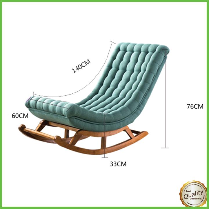 [Trả góp 0%]Ghế sofa thư giãn Ghế bập bênh kèm đôn