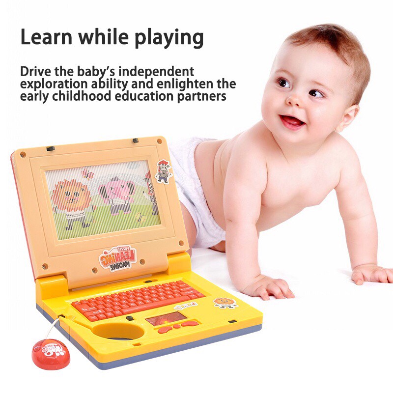 Đồ chơi laptop có đèn và nhạc cho bé