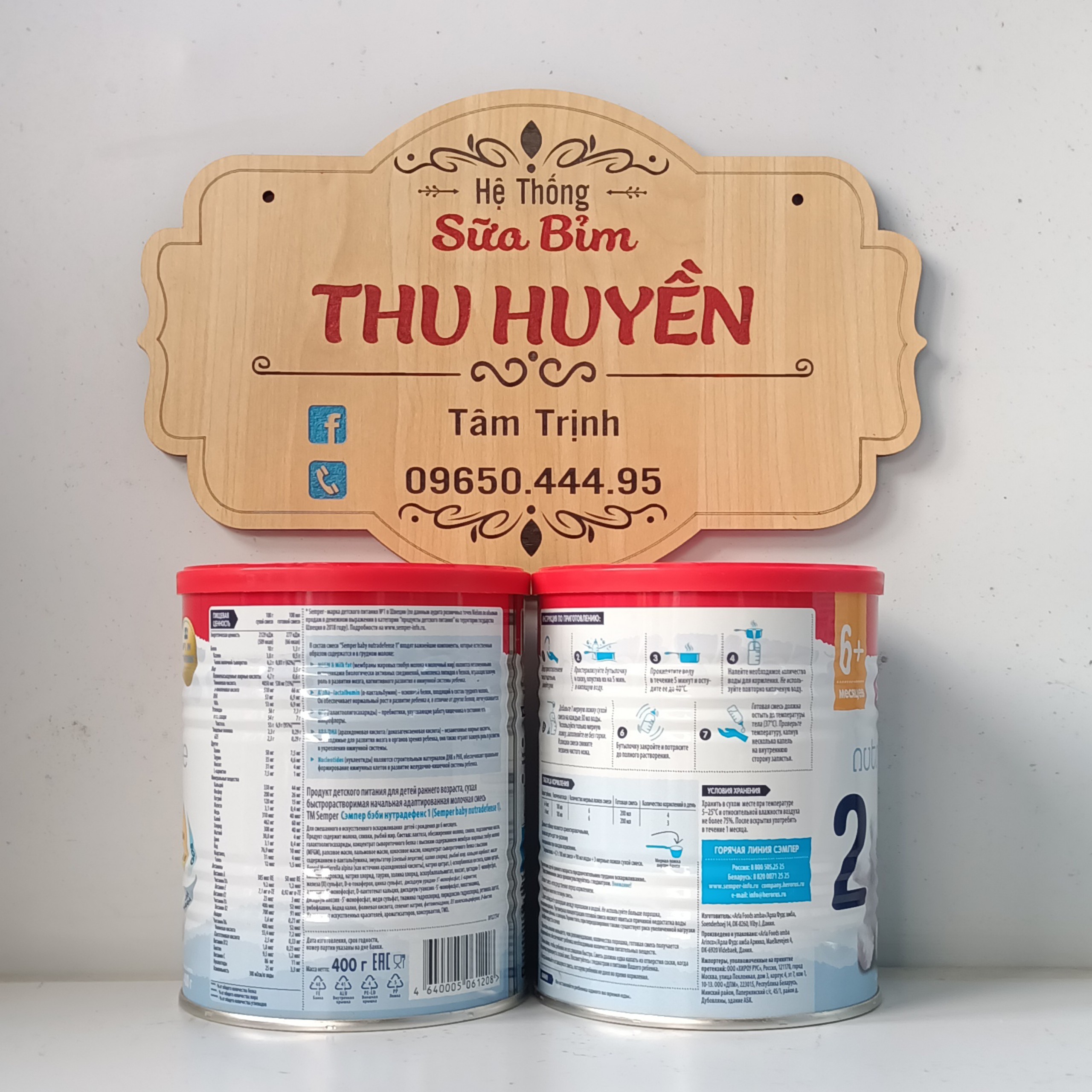 Sữa Semper Nga 400g