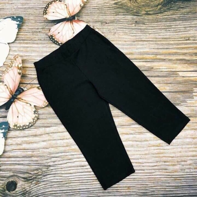 Quần Legging Ngố Cạp Cao