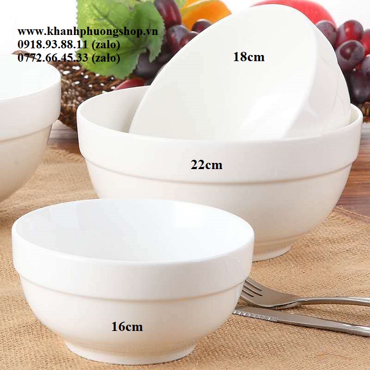 [HCM]tô sứ trắng - tô sứ