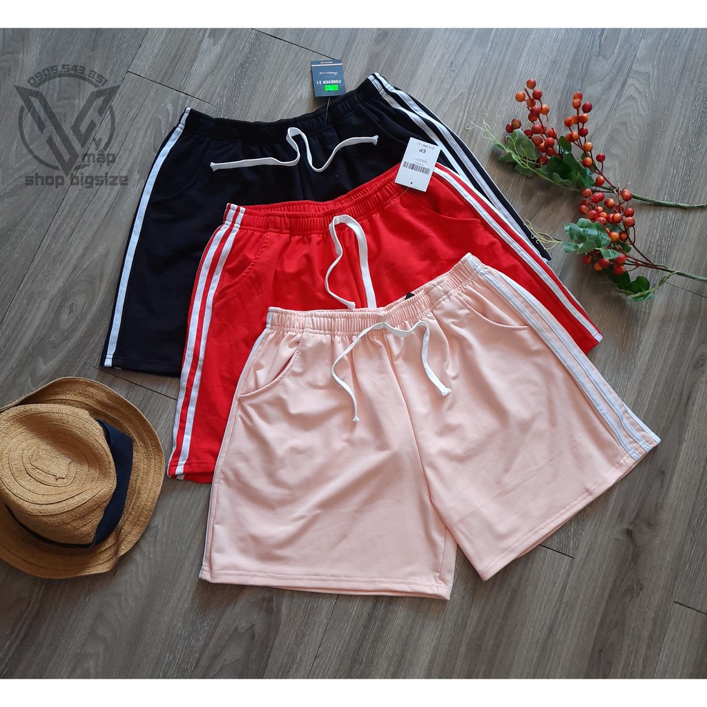 [HCM]quần 3 sọc UNISEX bigsize 65-100kg