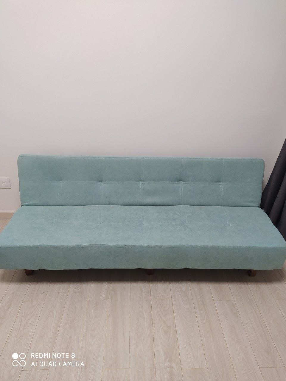 Sofa bed màu xanh pastel. Sofa bed. Sofa giường. Bed.