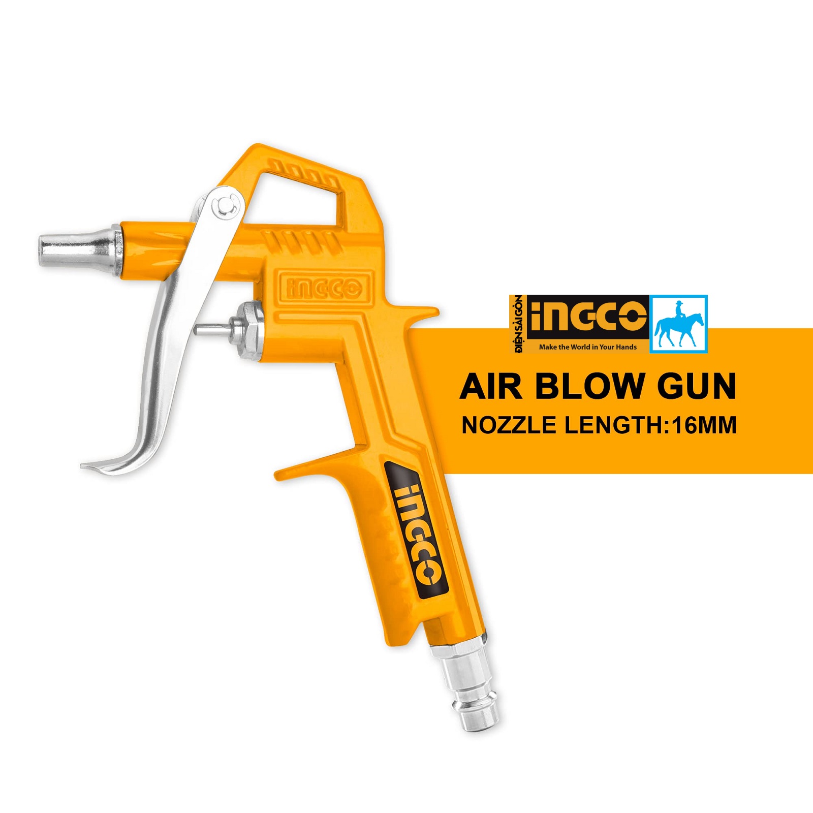 Dụng cụ thổi khí sơn xịt 16mm INGCO ABG031-3