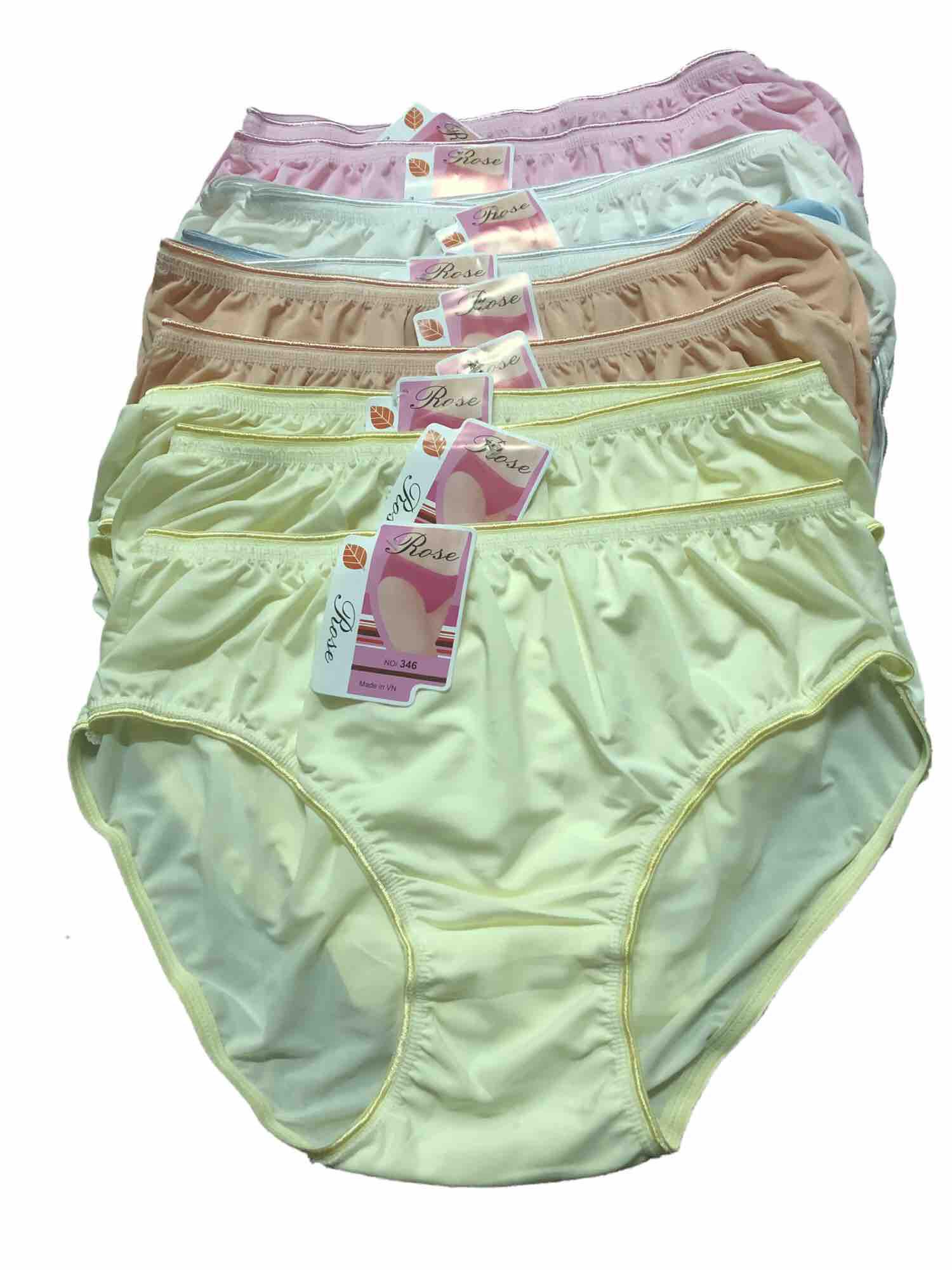 Combo 05 quần lót nữ Bigsize (từ 70-85kg)