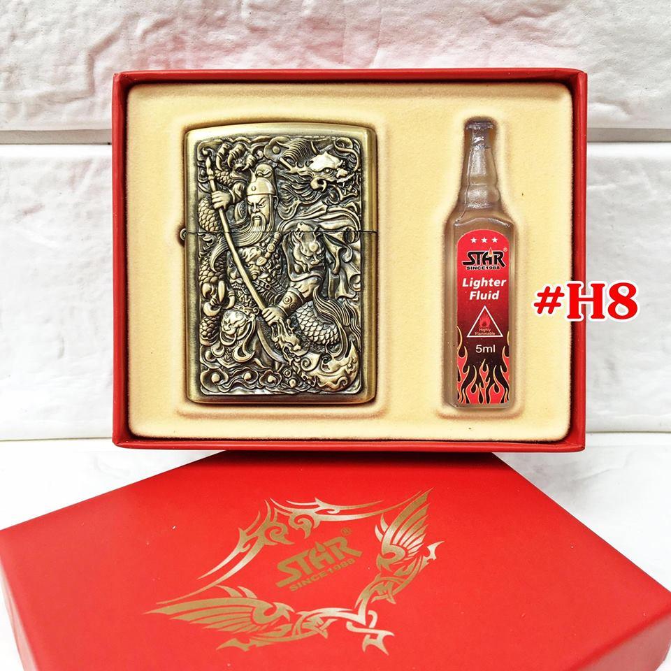[HCM]BẬT LỬA ZIPPO HÌNH NỔI (CÓ HỘP VÀ XĂNG) H17 - (XÀI XĂNG)