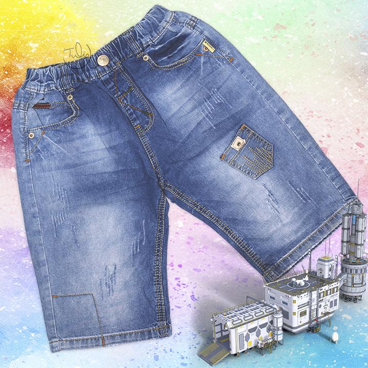 Quần short jean cho bé trai size đại