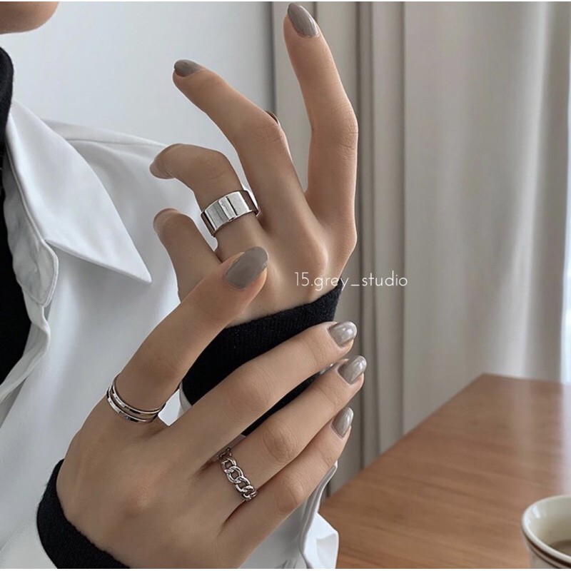 Otis-2 Ring Set | Set 3 Nhẫn Hot Unisex