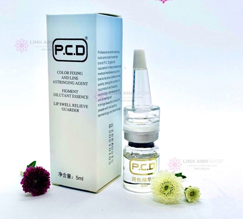 Phủ bóng môi colagen pcd | dụng cụ phun xăm phương an