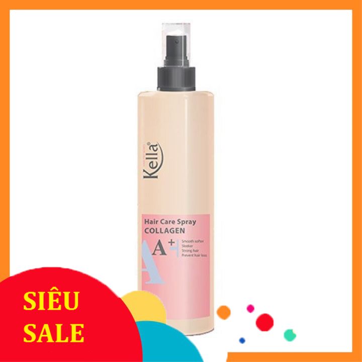 Xịt dưỡng tóc Kella Collagen A+ 200ml