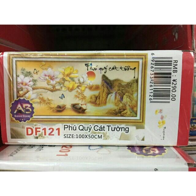 tranh đính đá PHÚ QUÝ CÁT TƯỜNG