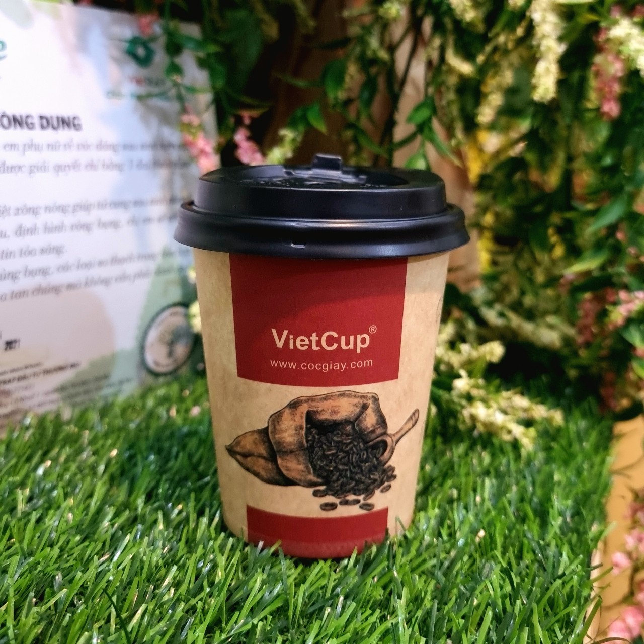 Cốc giấy Vietcup 8oz uống cafe - 240ml ( 100 cốc)