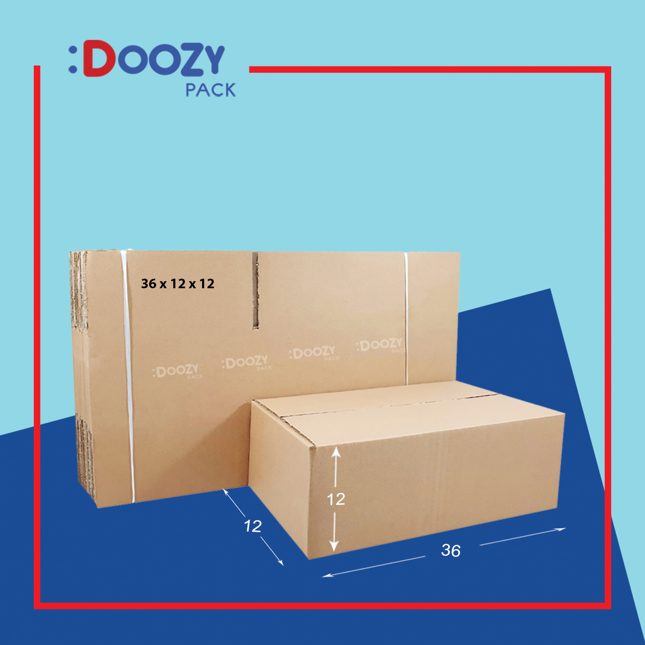 Bộ 100 thùng carton size 48, KT 36*12*12 cm