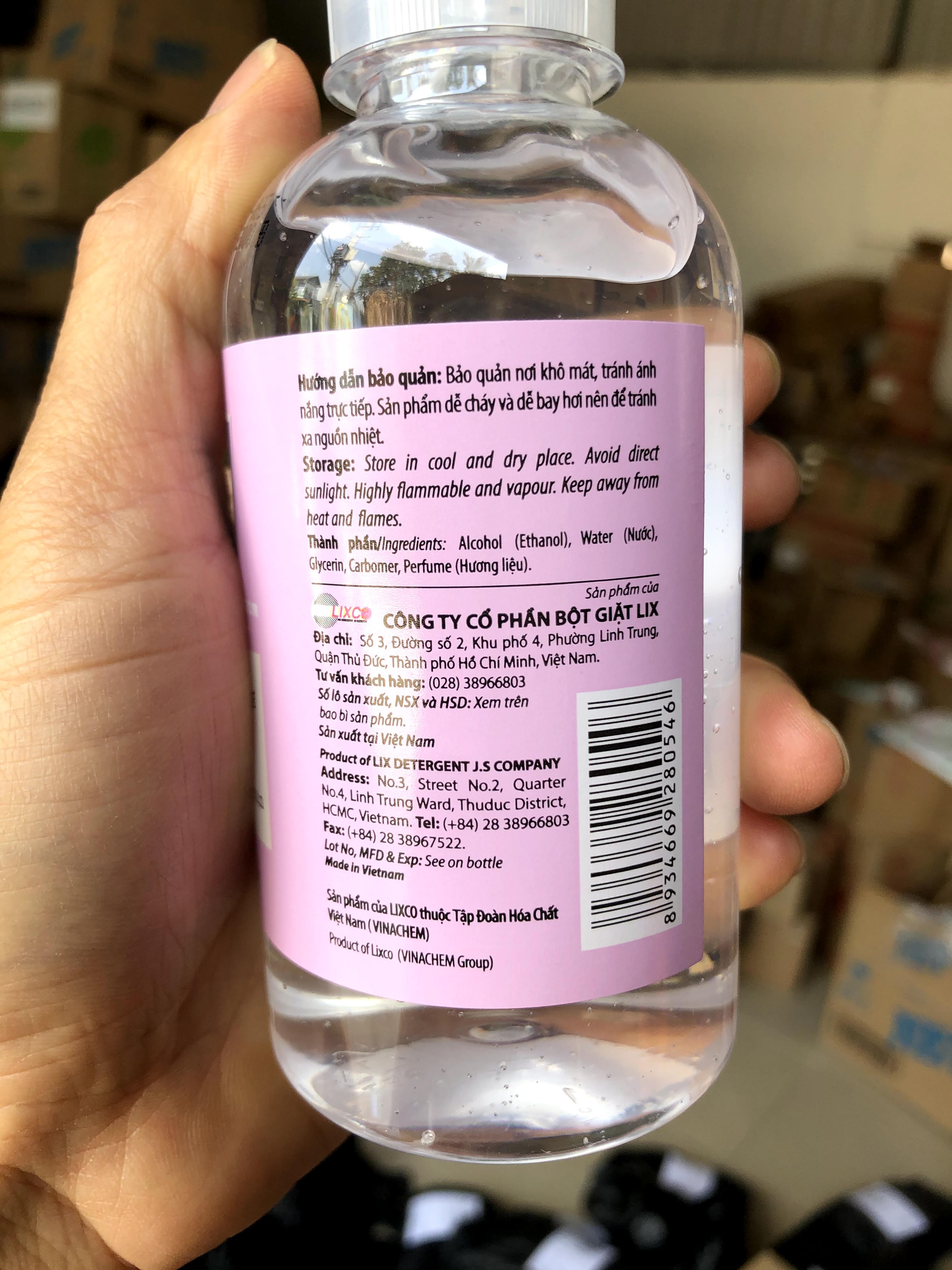 Gel rửa tay khô Lix On1 250ml