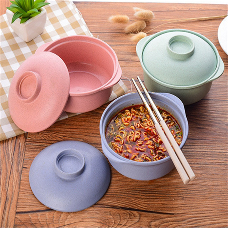Tô ăn mì lúa mạch có nắp