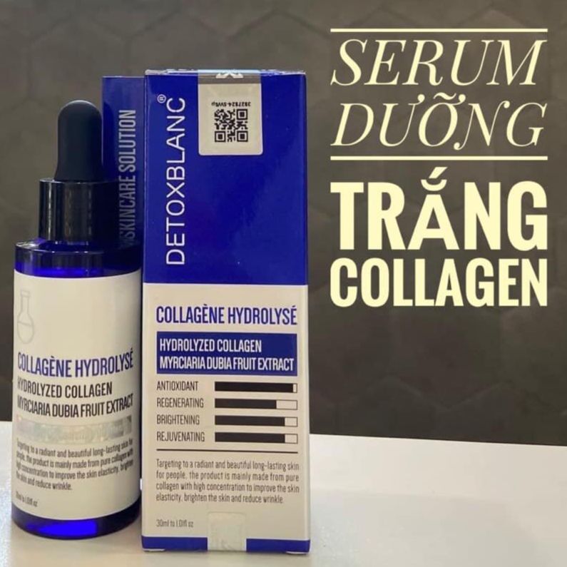 combo dưỡng trắng da detox blanc tặng sữa rửa mặt