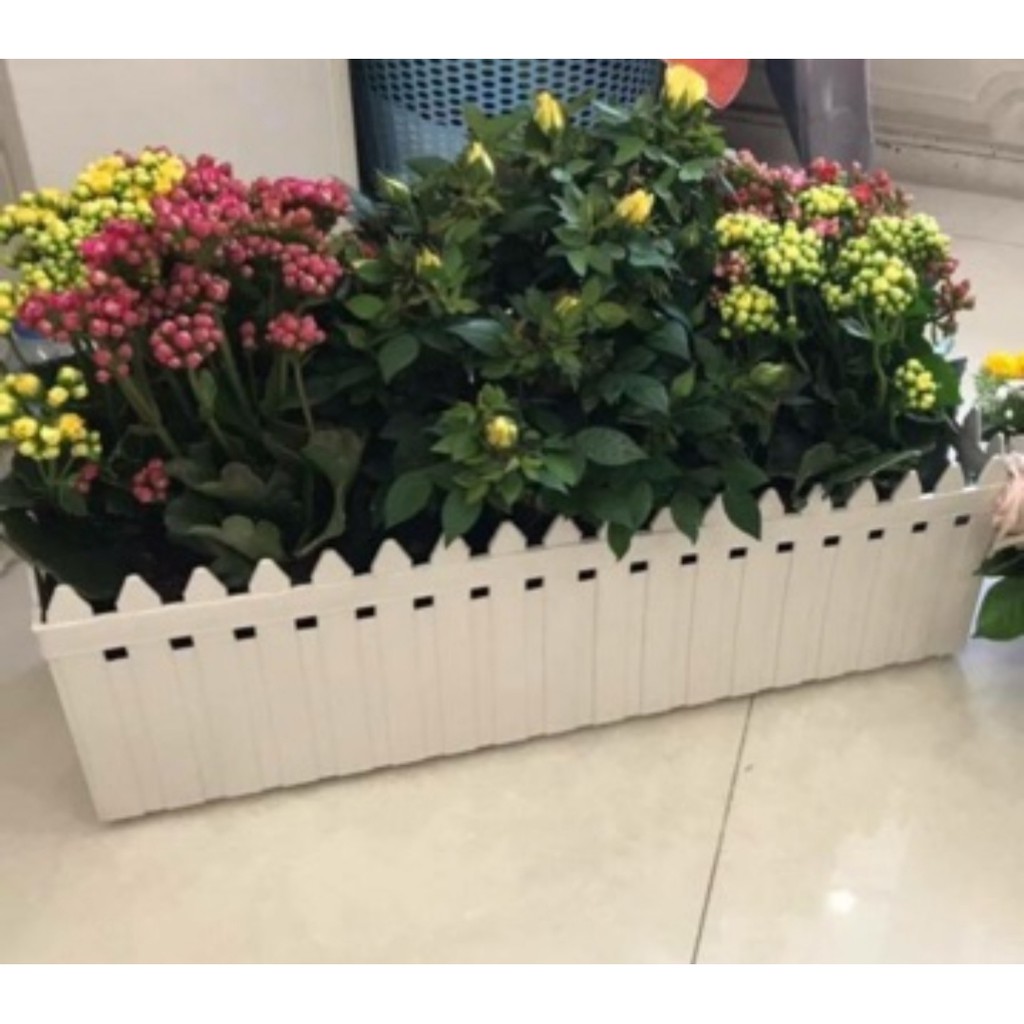 Chậu hàng rào nhựa - dài 42cm