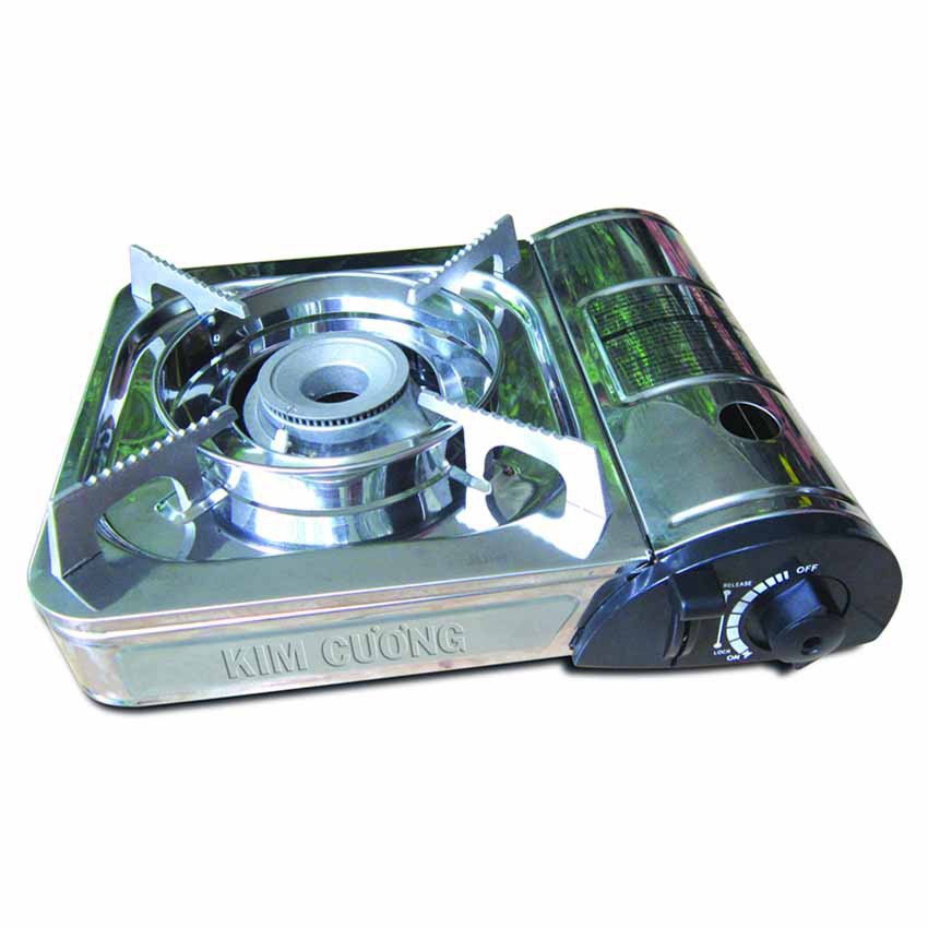 [HCM]Bếp gas du lịch mini inox kim cương