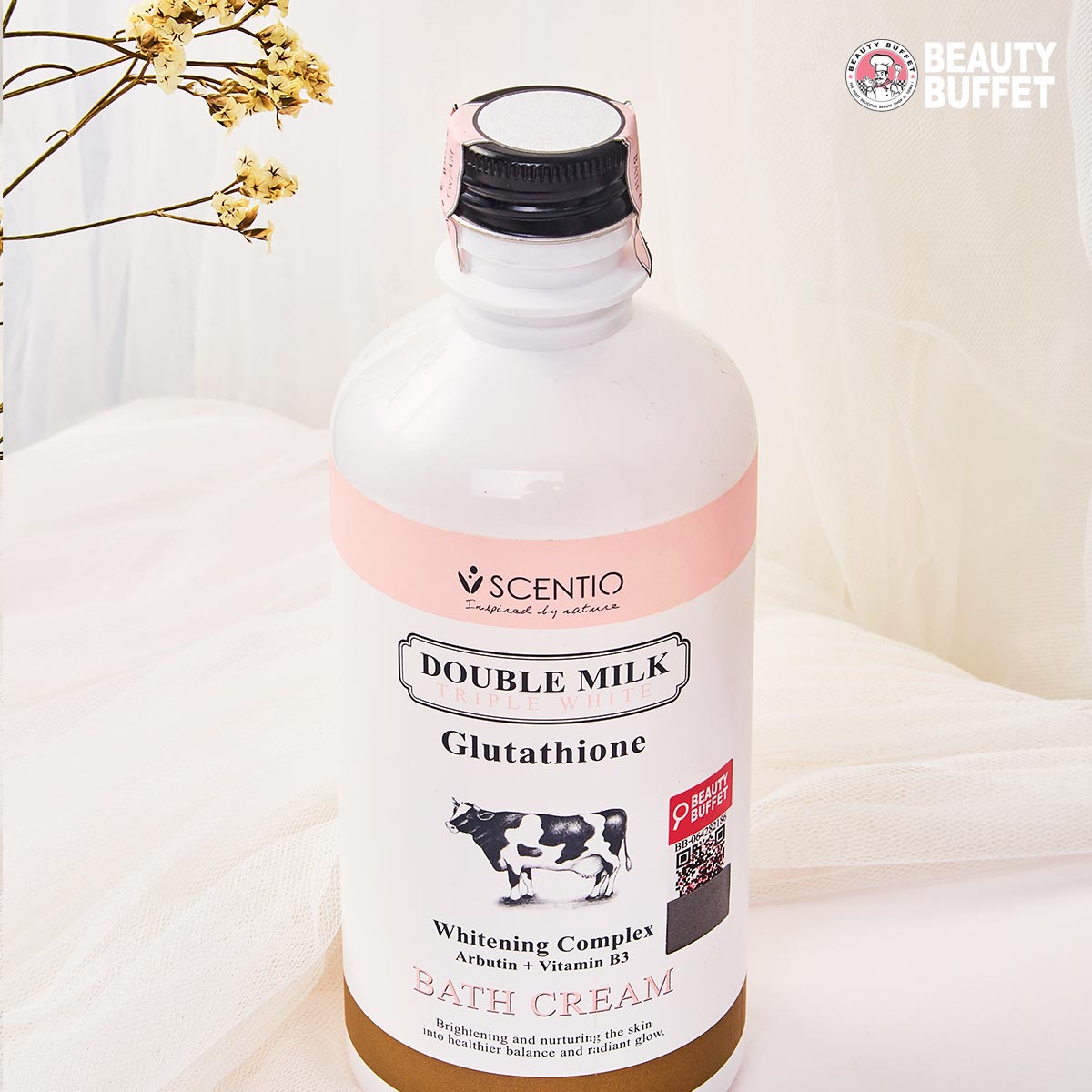 Sữa tắm trắng da Scentio Double Milk Triple White 350ml