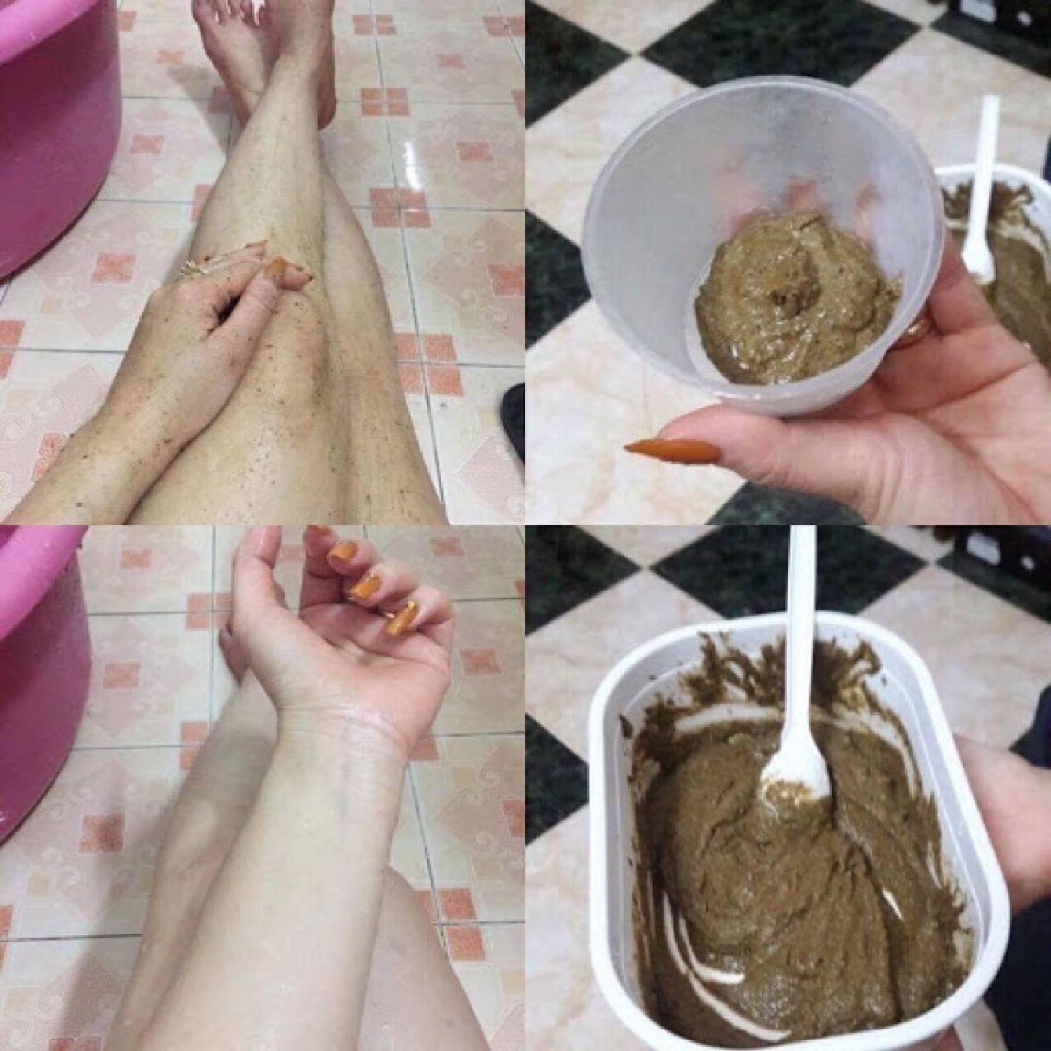 500gr Bột tắm trắng thuốᴄ Bắc 24 vị handmade