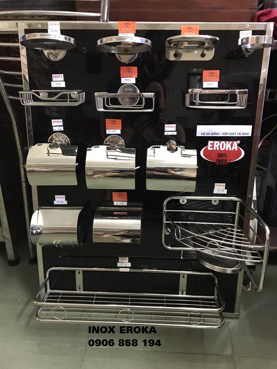 [HCM]MÓC ÁO INOX EROKA - MÓC TREO ĐỒ - MÓC 3 ĐÔI - MO-048
