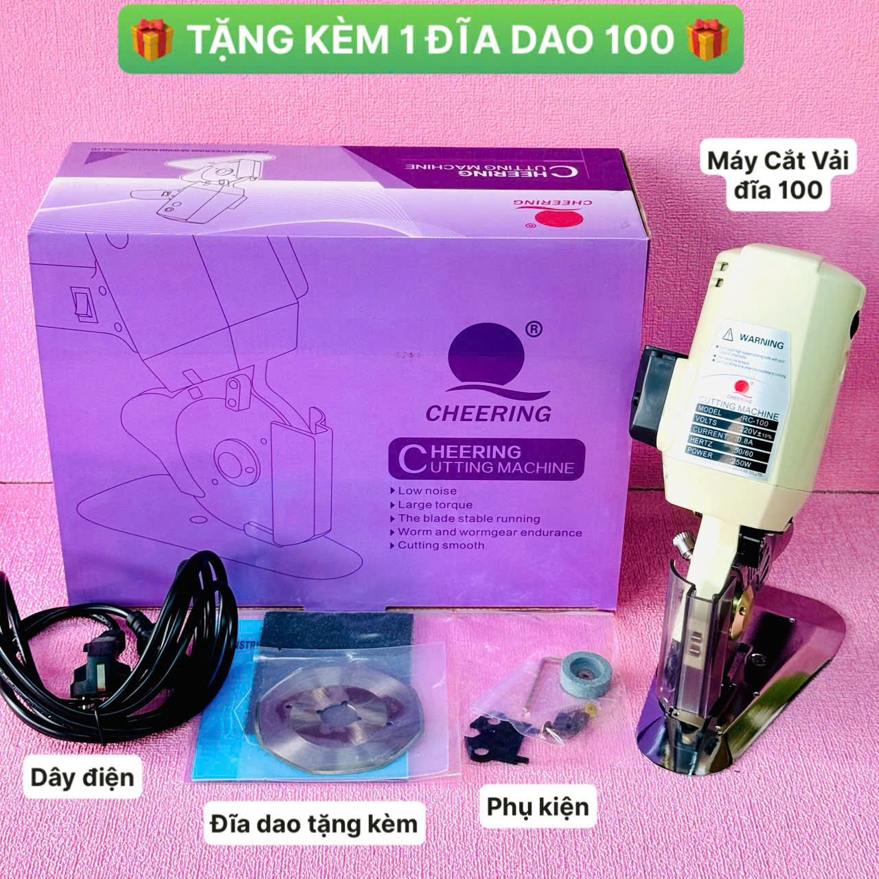 Handheld Fabric Cutting Machine Rc-100 (Cutting Height 3cm)