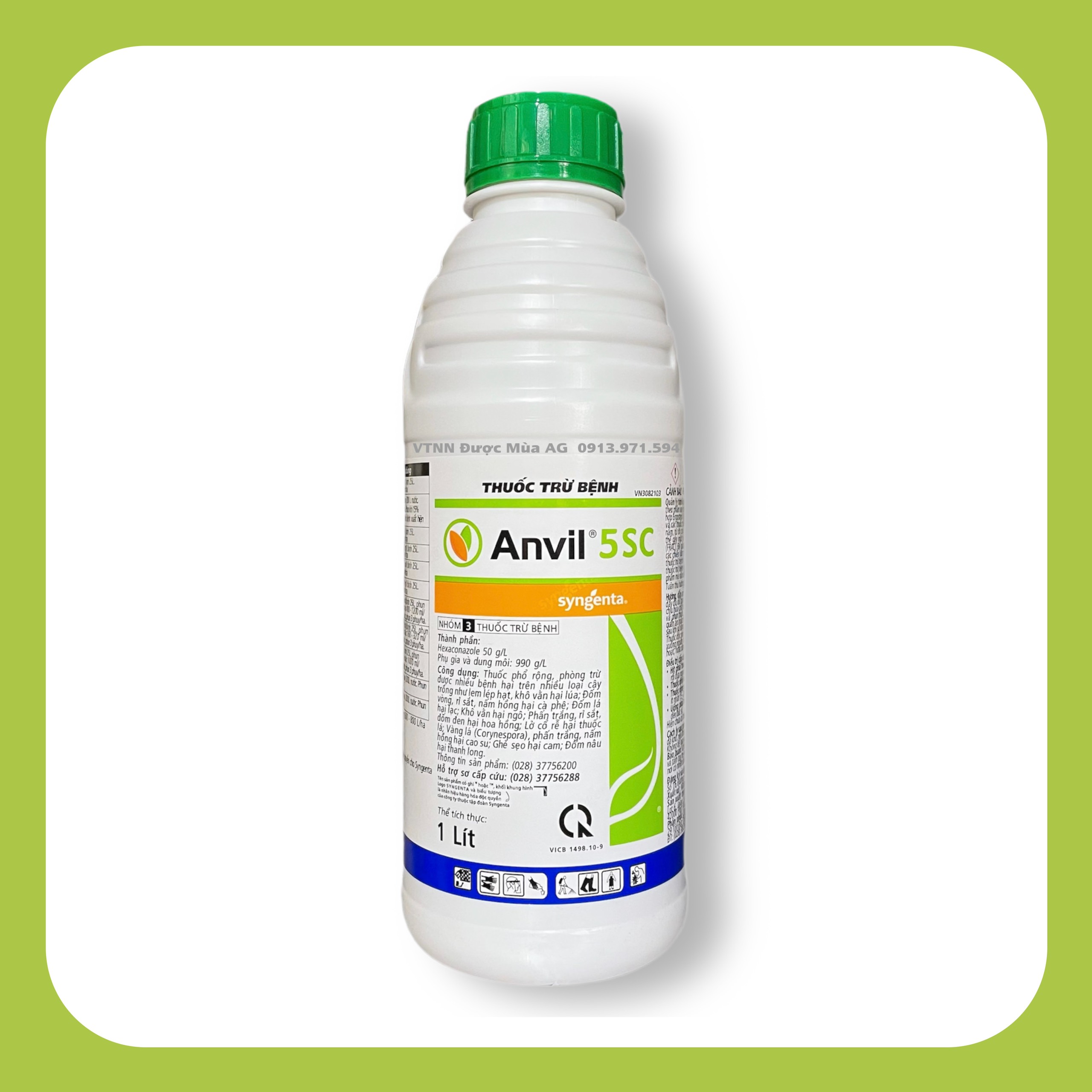 ANVIL 5SC (1 lít) - Thuốc Trừ Nấm Bệnh, Lem Lép Hạt, Khô Vằn, Đốm Lá ...