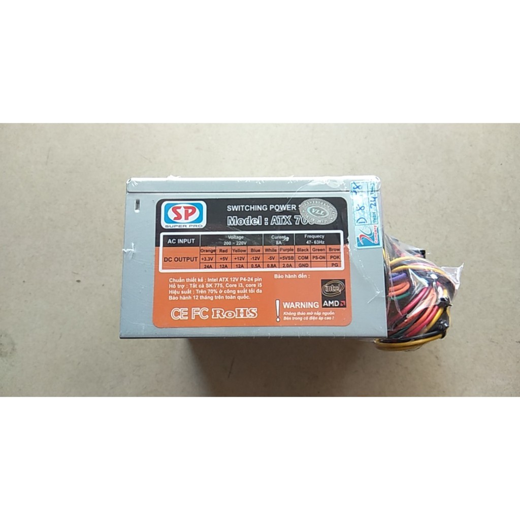 [HCM]Nguồn SP mini 700W chính hãng. Kích thước nguồn 13 x 10 x 6.5 cm. Vi Tính Quốc Duy